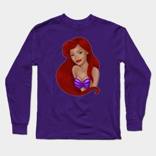 Halle Bailey mermaid Long Sleeve T-Shirt